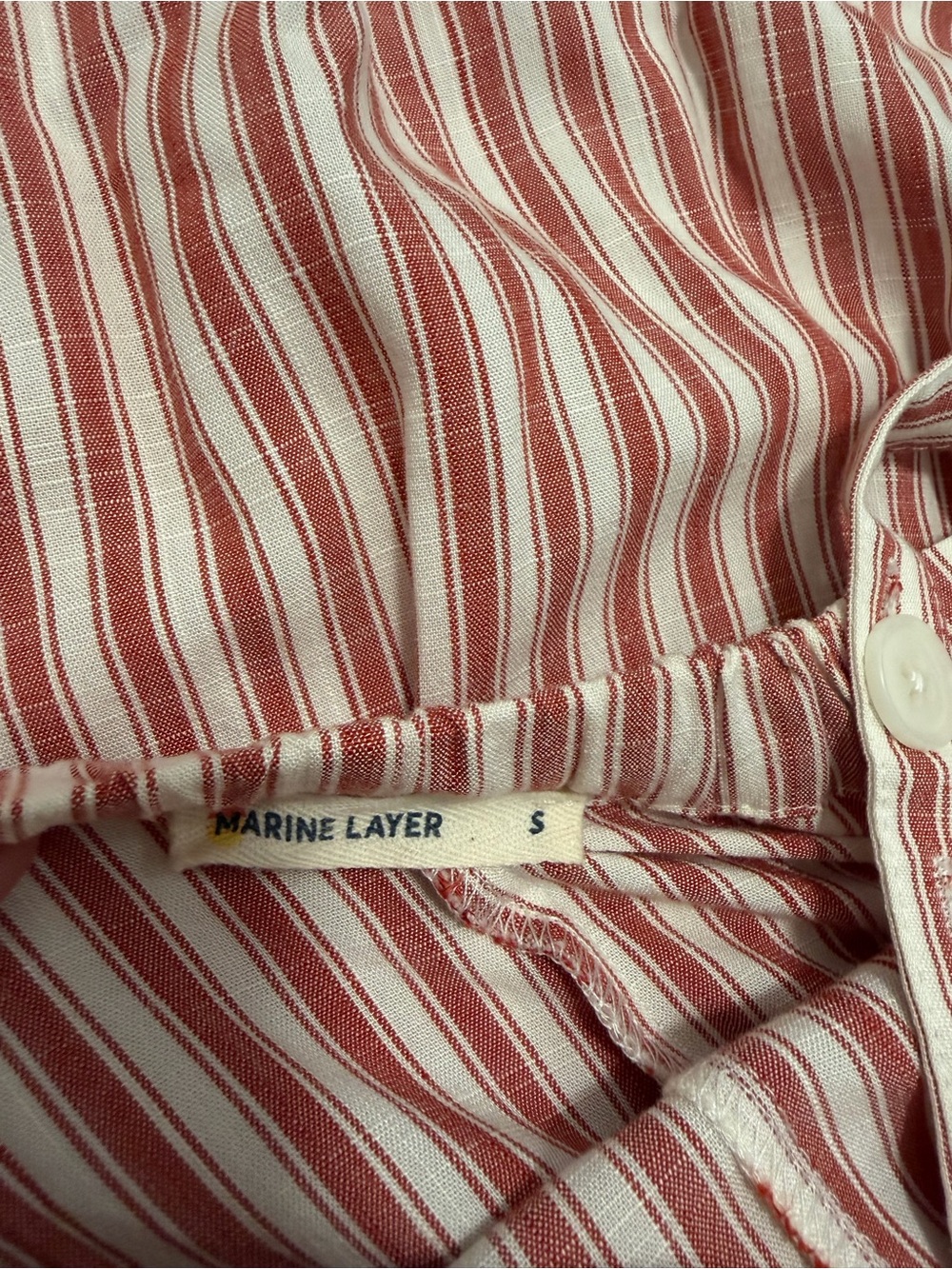 Marine Layer Red/White Jumpsuit - Picture 6 of 6